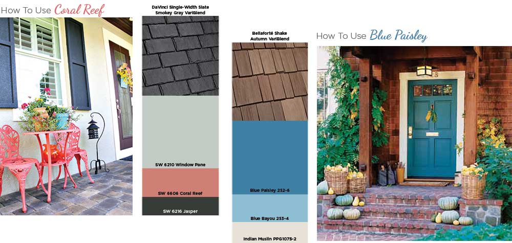 How to use the hottest colors on your home exterior