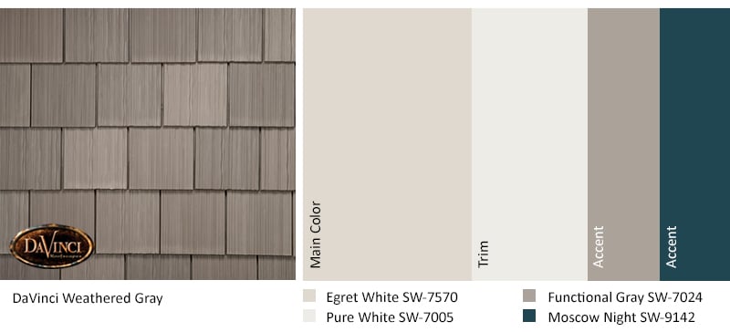 Regional Exterior Colors of Long Island Sherwin Williams Egret White