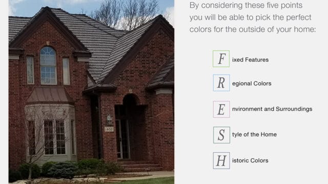 FRESH Color Schemes for Brick