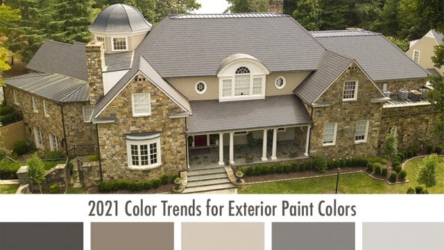 2021 Color Trends for Exterior Paint Colors