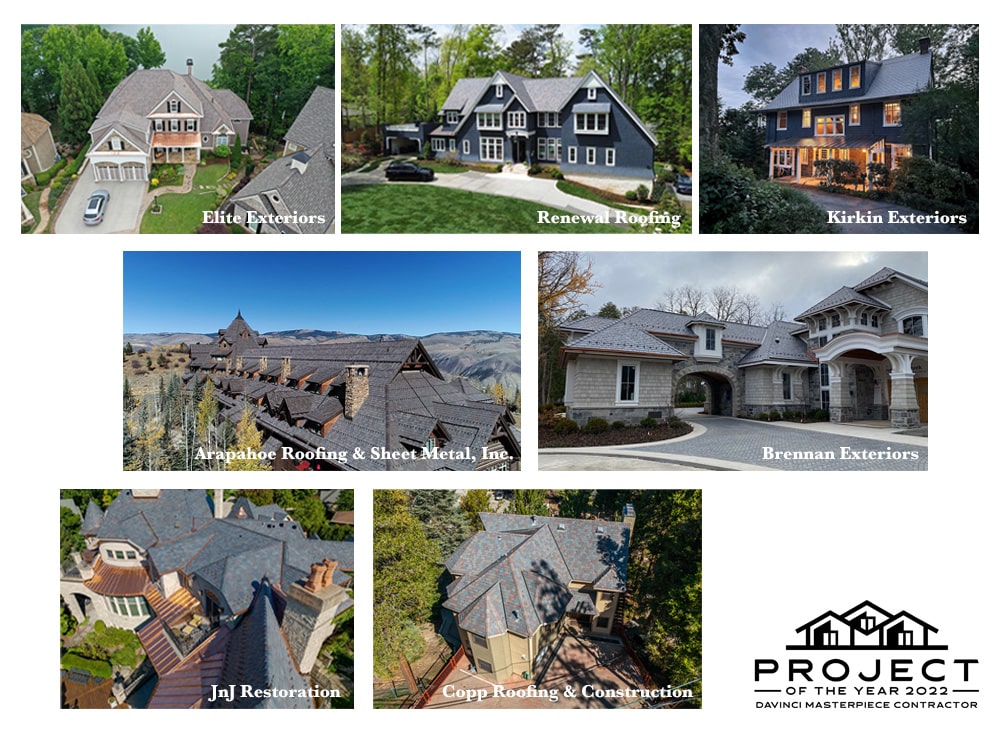 These seven images represent our winning DaVinci Masterpiece Contractor 2022 Projects of the Year. 