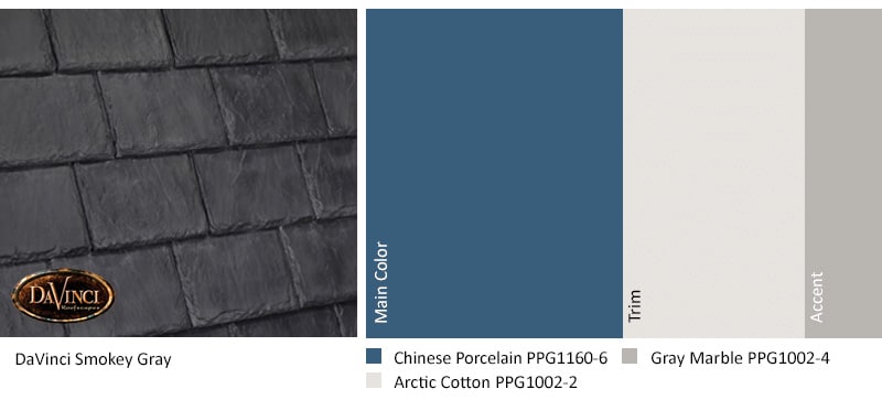 Full Circle Province Smokey Gray Chinese Porcelain is a great color trend